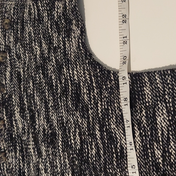 Madewell button shoulder light weight marbled sweater XS - Picture 9 of 13